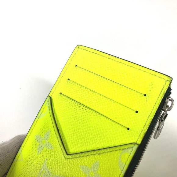 LOUIS VUITTON M30320 Taigalama Coin card holder Wallet Coin Case coin purse - Picture 9 of 13